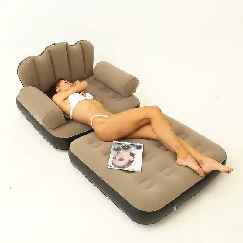 Fotoliu gonflabil extensibil, usor de depozitat