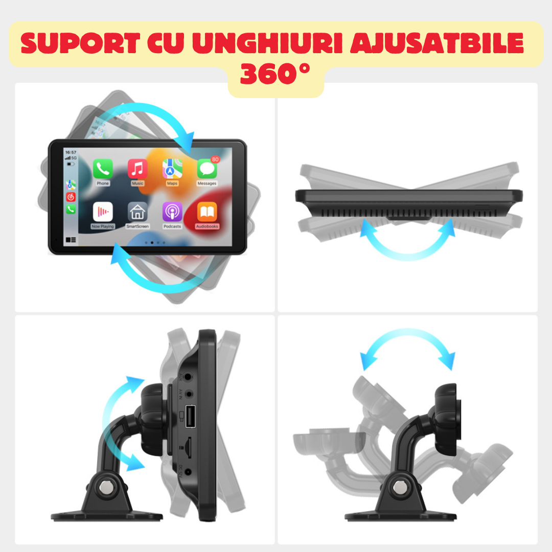 Navigatie Premium - CarPlay / Android Auto + Camera Marsarier Cadou