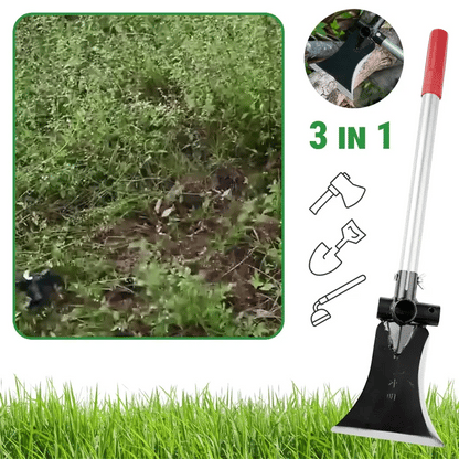 Unealtă 3 în 1 pentru grădină + Mâner ergonomic CADOU