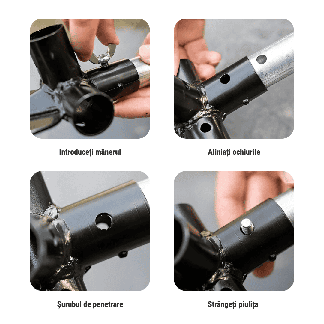 Unealtă 3 în 1 pentru grădină + Mâner ergonomic CADOU