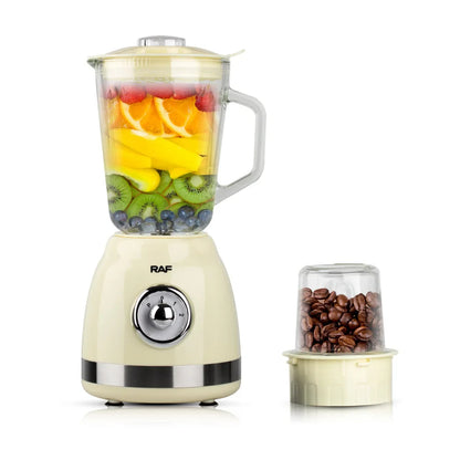 Blender Electric 2 in 1, Capacitate 1.5L, 6 lame inox, 2 trepte de viteza