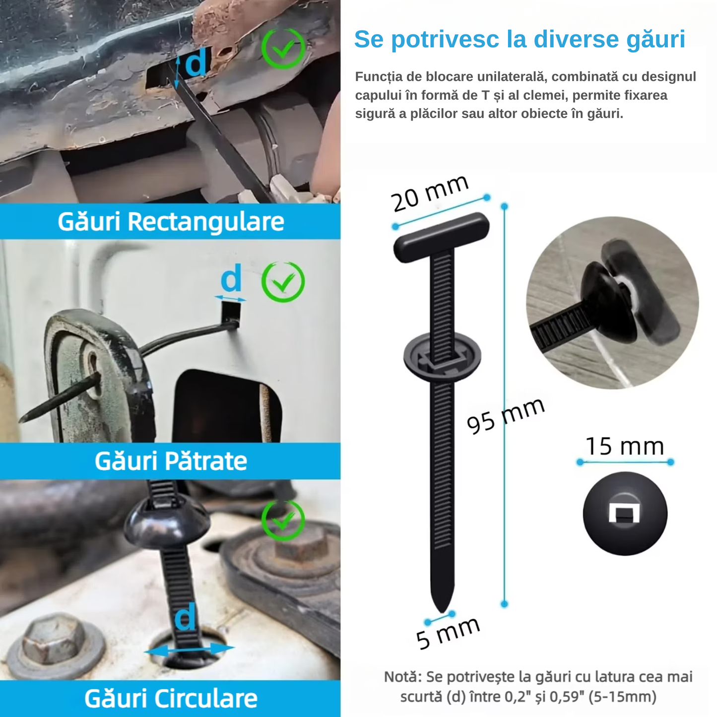 Cleme de fixare autoblocante FixIT™