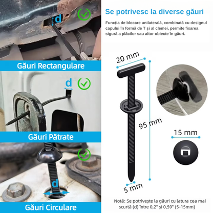 Cleme de fixare autoblocante FixIT™