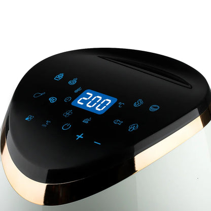 Friteuza cu aer cald - Air Fryer, Capacitate 6L, 2400W, Display Digital