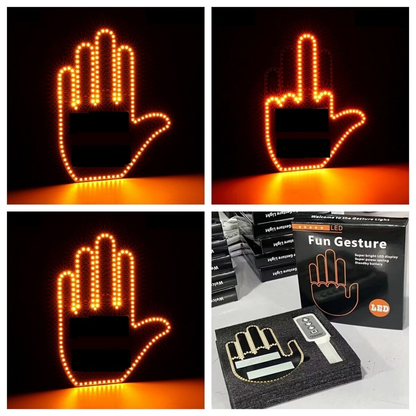 Semn LED Auto cu Telecomanda 4 Moduri LedzIT™