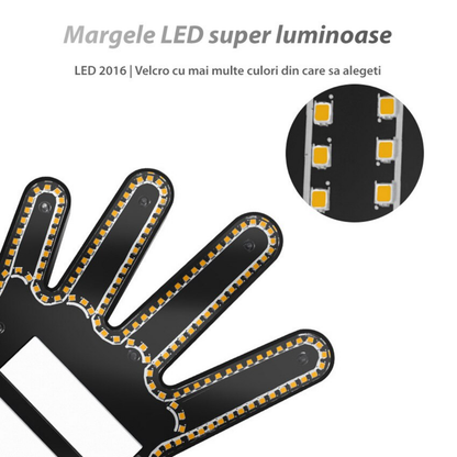Semn LED Auto cu Telecomanda 4 Moduri LedzIT™