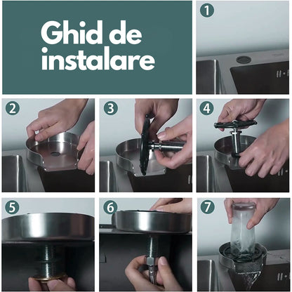 Spălător cu presiune pentru pahare